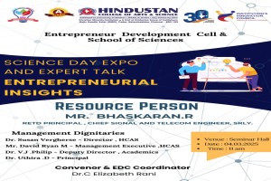 Science Day Expo And Expert Talk Entreneurial Insights on 4th March 2025